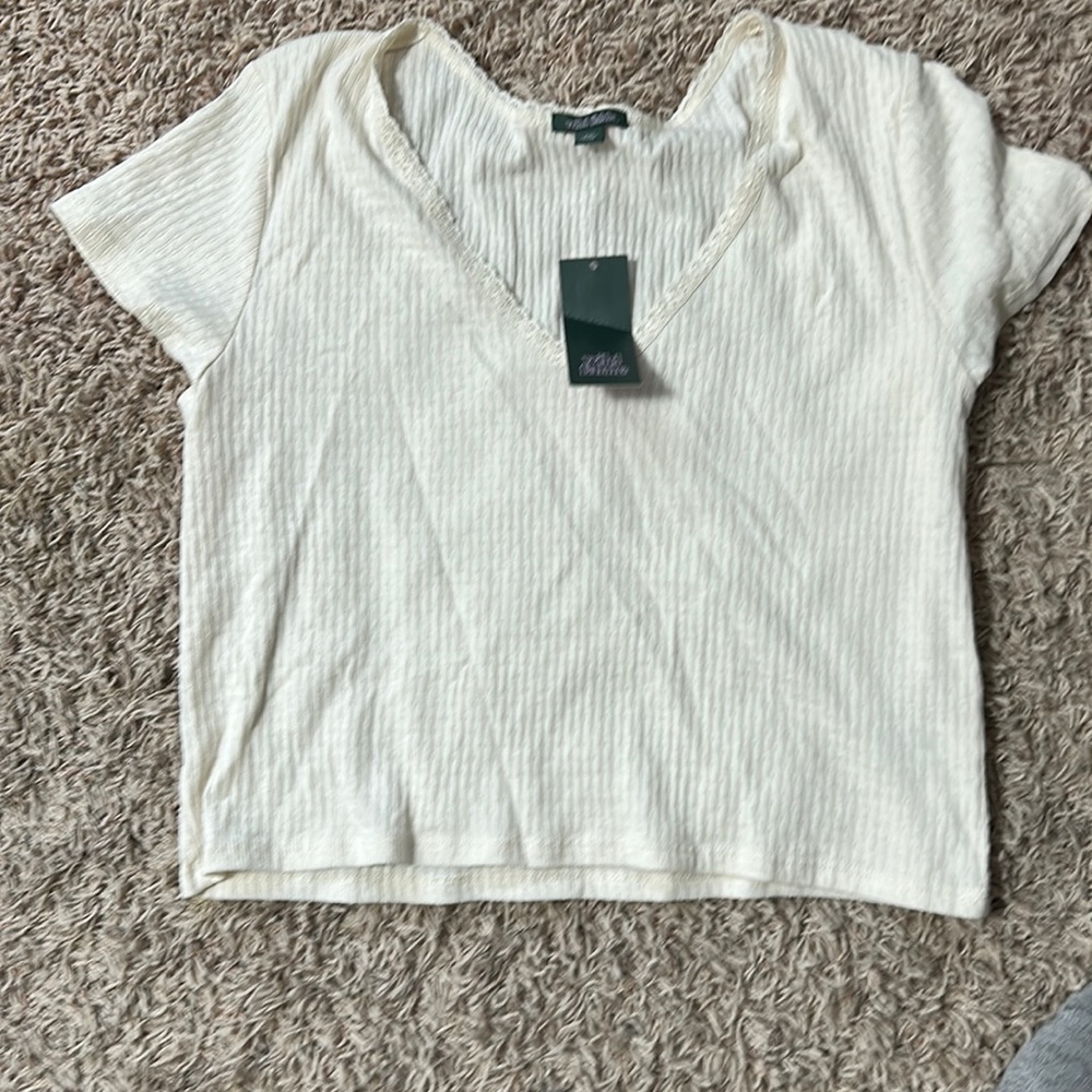 Wild fable, cream blouse